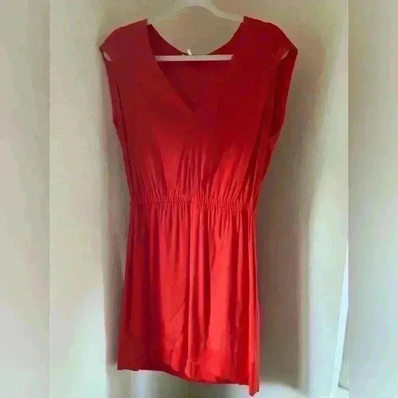 Sandro Paris Red Dress Size 3 - Picture 1 of 5